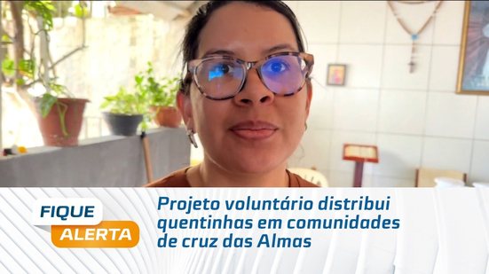 Projeto voluntário distribui quentinhas em comunidades de cruz das Almas