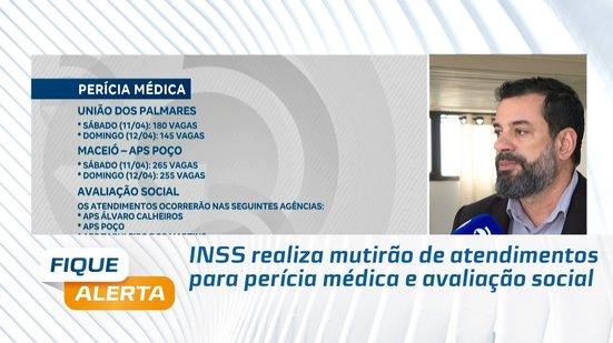 INSS realiza mutirão de atendimentos para perícia médica e avaliação social