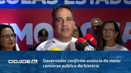 Governador confirma anúncio do maior concurso público da história para 28 de outubro