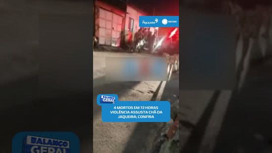 ⚠️Onda de violência: quatro pessoas são mortas em menos de 72 horas #BalançoGeralAL