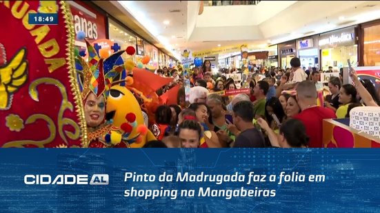 Bloco do "Solzinho": Pinto da Madrugada faz a folia em shopping na Mangabeiras