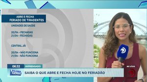 Imprensado: Saiba o que abre e fecha hoje no feriadão