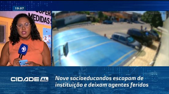Nove socioeducandos escapam de instituição e deixam agentes feridos