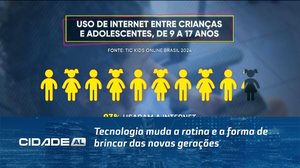 Tecnologia muda a rotina e a forma de brincar das novas gerações