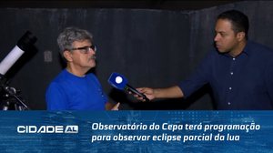 Observatório do Cepa terá programação para observar eclipse parcial da lua nesta Quinta-Feira