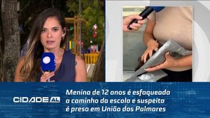 Menina de 12 anos é esfaqueada a caminho da escola e suspeita é presa em União dos Palmares