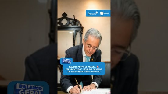 📢 Alagoas muda de comando: presidente do TJ assume após afastamento de Paulo Dantas #BalançoGeralAL