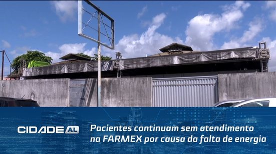 Pacientes continuam sem atendimento na FARMEX por causa da falta de energia