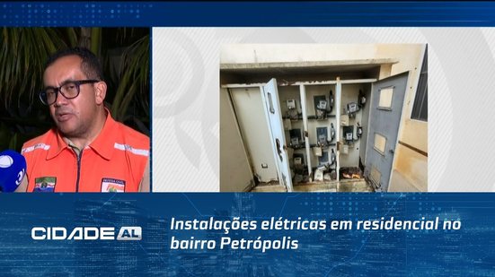 Instalações elétricas em residencial no bairro Petrópolis tinham uma série de problemas