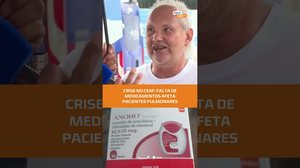 ABSURDO: Sem remédios, paciente enfrenta dificuldades no tratamento, confira no #FiqueAlerta