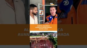 Risco no solo: Defesa Civil acompanha voçoroca em AL #FiqueAlerta