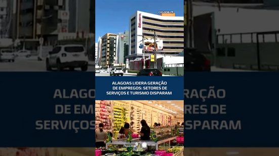 Boom no emprego! Alagoas cresce com força nos serviços, construção e turismo 📈 #CidadeAL
