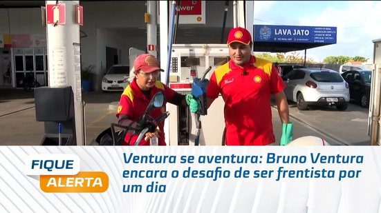 Ventura se aventura: Bruno Ventura encara o desafio de ser frentista por um dia