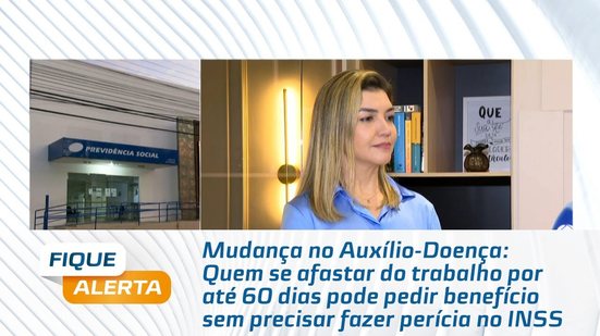 Quem se afastar do trabalho por até 60 dias pode pedir benefício sem precisar fazer perícia no INSS