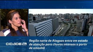 Região norte de Alagoas entra em estado de atenção para chuvas intensas a partir de amanhã