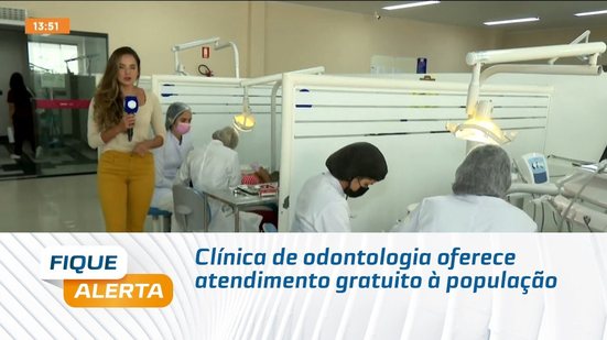 Clínica de odontologia oferece atendimento gratuito à população