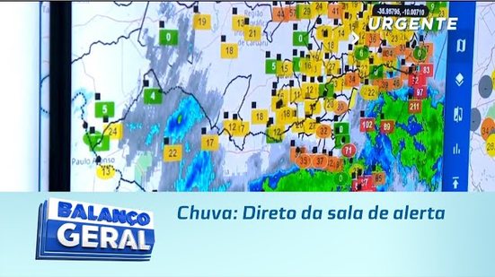 Chuva Agora: Direto da sala de alerta