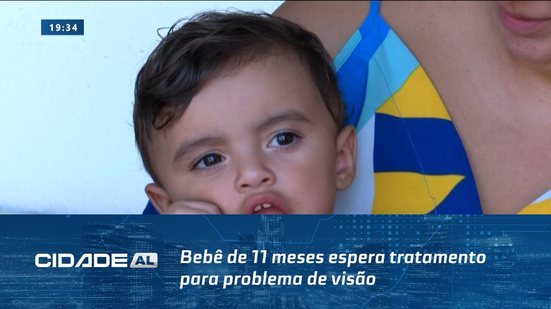 Estrabismo Intermitente: Bebê de 11 meses espera tratamento para problema de visão