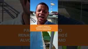 Fios são furtados em parque recém-inaugurado #FiqueAlerta