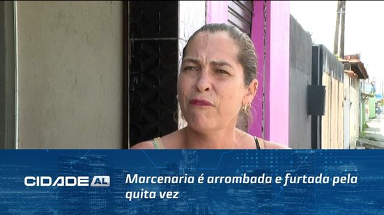Marcenaria é arrombada e furtada pela quita vez; moradores reclamam da insegurança