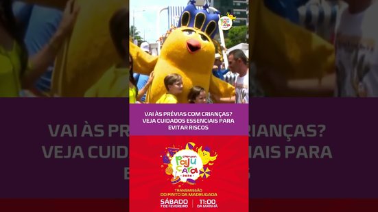 Segurança infantil no Carnaval: especialista orienta pais e responsáveis