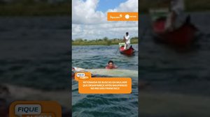 🔍 Mulher desaparece no Rio São Francisco após canoa virar durante travessia | #FiqueAlerta