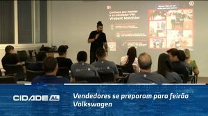 Vendedores se preparam para feirão Volkswagen que começa nesta quinta-feira