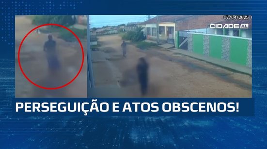 Homem é preso após perseguir mulher, abaixar bermuda e se masturbar