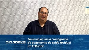 Governo anuncia cronograma de pagamento de saldo residual do FUNDEF