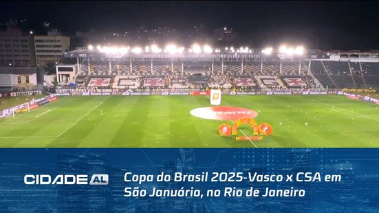 Copa do Brasil 2025-Vasco x CSA em São Januário, no Rio de Janeiro