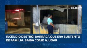 Barraca de lanches é destruída por incêndio e família pede apoio #CidadeAL