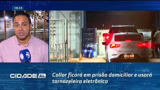 Collor ficará em prisão domiciliar e usará tornozeleira eletrônica