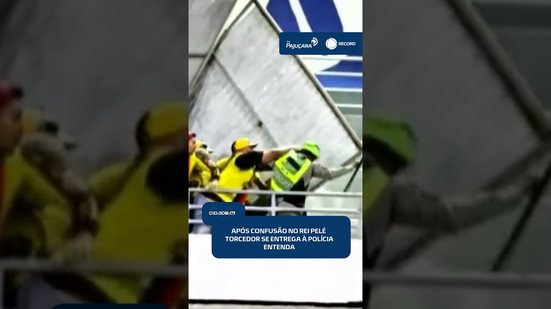 Torcedor do Sport se entrega após confusão e agressão a PM no Rei Pelé #CidadeAL
