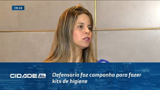 Defensoria faz campanha para fazer kits de higiene