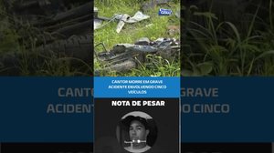 Cantor perde a vida em acidente com cinco veículos; três pessoas ficaram feridas #BalançoGeralAL