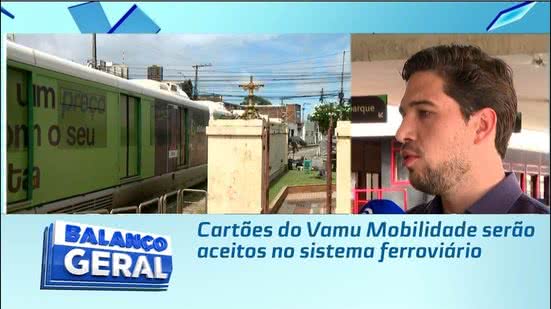 Cartões do Vamu Mobilidade serão aceitos no sistema ferroviário
