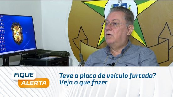 Teve a placa de veículo furtada? Veja o que fazer