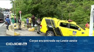 Corpo encontrado na Leste-oeste