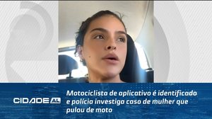 Motociclista de aplicativo é identificado e polícia investiga caso de mulher que pulou de moto