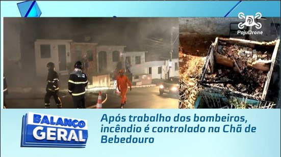 Após trabalho dos bombeiros, incêndio é controlado na Chã de Bebedouro