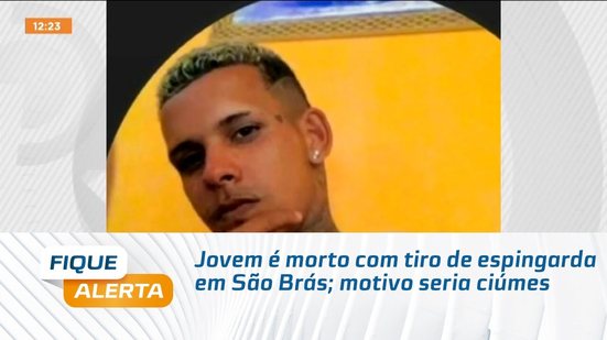 Jovem é morto com tiro de espingarda em São Brás; motivo seria ciúmes