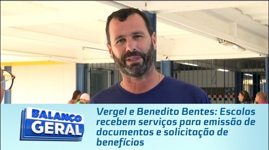 Escolas recebem serviços para emissão de documentos e solicitação de benefícios