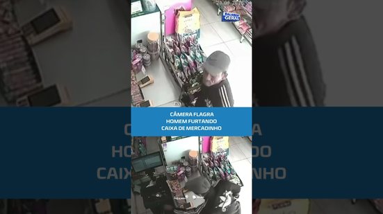FOI FILMADO: furto em mercadinho é registrado por câmera de segurança #BalançoGeralAL