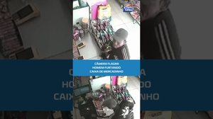 FOI FILMADO: furto em mercadinho é registrado por câmera de segurança #BalançoGeralAL