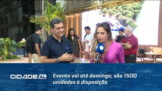 Evento vai até domingo; são 1500 unidades à disposição; oito construtoras estão presentes