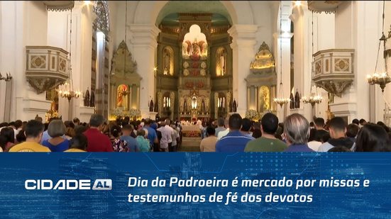 Dia da Padroeira é mercado por missas e testemunhos de fé dos devotos