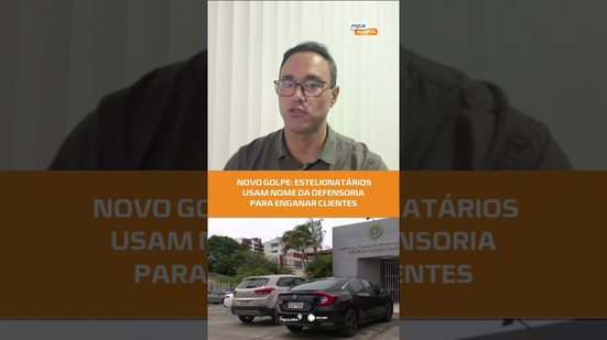 #FiqueAlerta | ⚠️ Defensoria faz alerta sobre golpe aplicado em nome da instituição