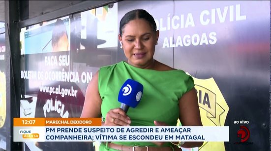PM prende suspeito de agredir e ameaçar companheira; vítima se escondeu em Matagal