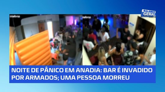 Bar lotado é invadido por homens encapuzados e armados em Anadia; uma pessoa foi morta