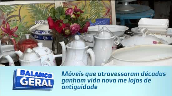 Móveis que atravessaram décadas ganham vida nova em lojas de antiguidade